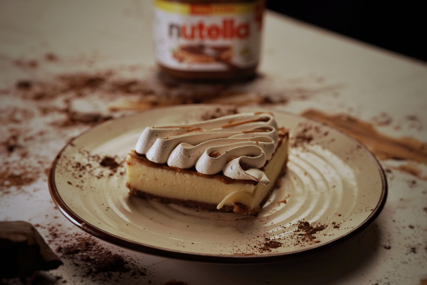 LOTUS BISCOFF CHEESECAKE SLICE